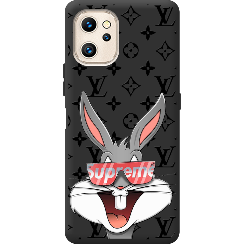 Черный чехол BoxFace Umidigi F3S looney bunny