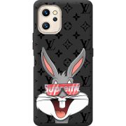 Черный чехол BoxFace Umidigi F3S looney bunny