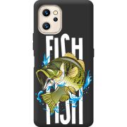 Черный чехол BoxFace Umidigi F3S Fish