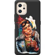 Черный чехол BoxFace Umidigi F3S Tanker Girl