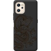 Черный чехол BoxFace Umidigi F3S Chinese Dragon