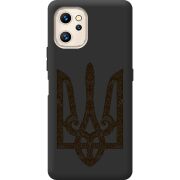 Черный чехол BoxFace Umidigi F3S Ukrainian Trident