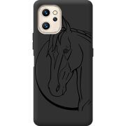 Черный чехол BoxFace Umidigi F3S Horse