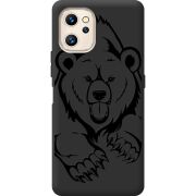 Черный чехол BoxFace Umidigi F3S Grizzly Bear