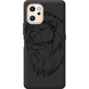 Черный чехол BoxFace Umidigi F3S Lion