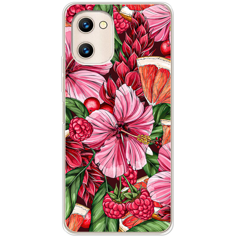 Чехол BoxFace Umidigi G1 Tropical Flowers