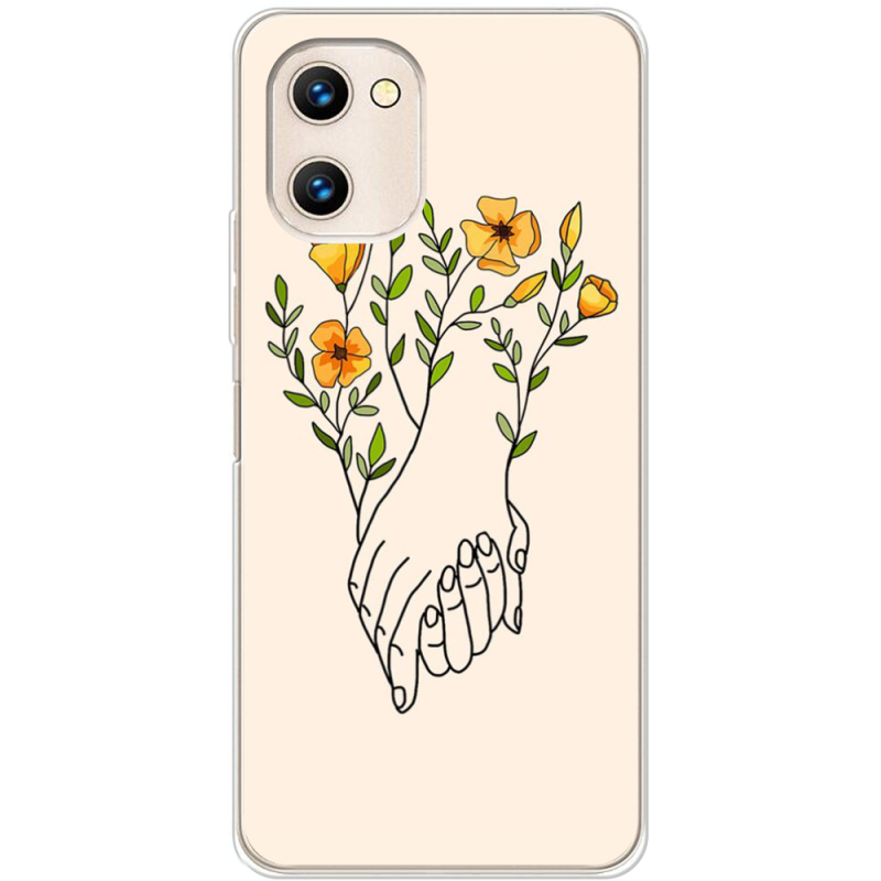 Чехол BoxFace Umidigi G1 Flower Hands