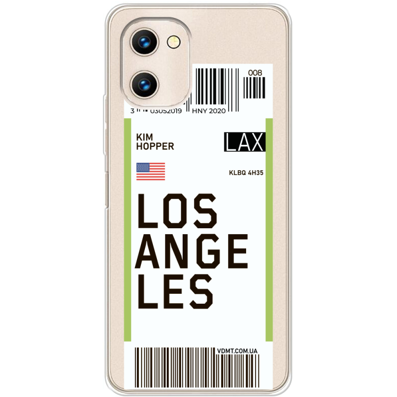 Прозрачный чехол BoxFace Umidigi G1 Ticket Los Angeles