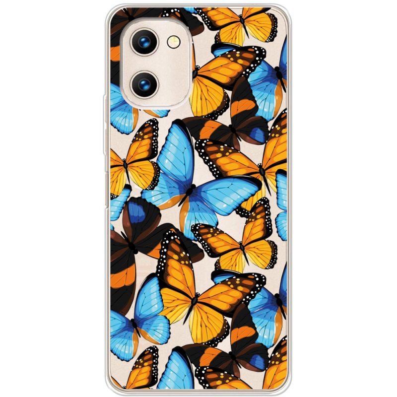 Прозрачный чехол BoxFace Umidigi G1 Butterfly Morpho