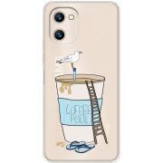 Прозрачный чехол BoxFace Umidigi G1 Segull in Cofee Pool