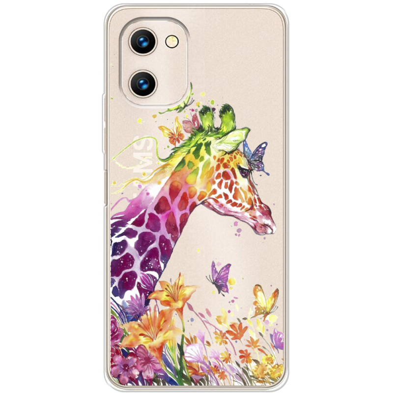 Прозрачный чехол BoxFace Umidigi G1 Colorful Giraffe