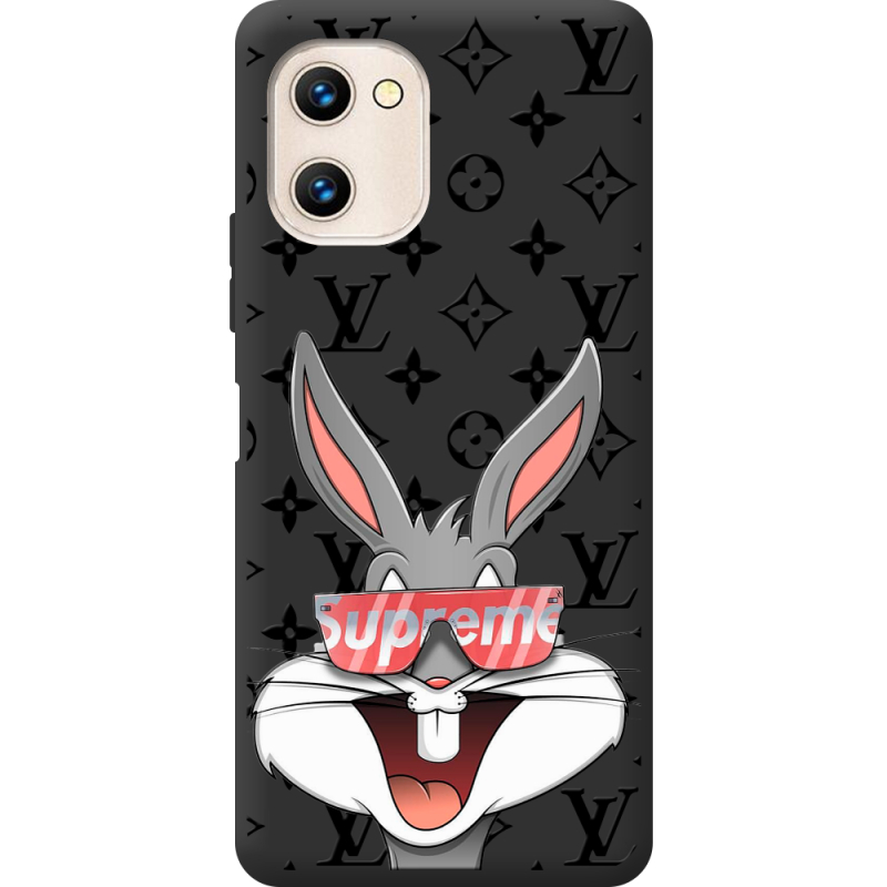 Черный чехол BoxFace Umidigi G1 looney bunny