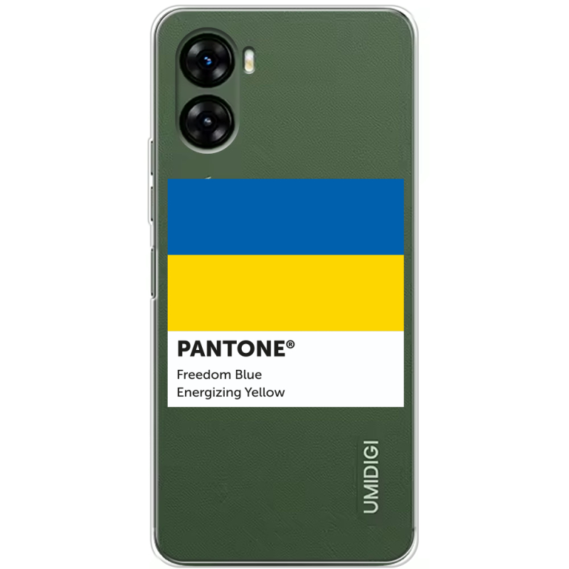 Прозрачный чехол BoxFace Umidigi G3 Pantone вільний синій