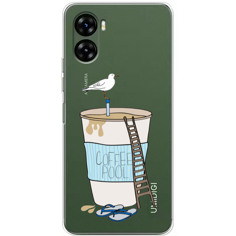 Прозрачный чехол BoxFace Umidigi G3 Segull in Cofee Pool