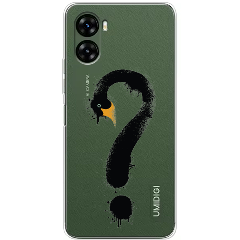 Прозрачный чехол BoxFace Umidigi G3 Swan question