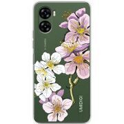 Прозрачный чехол BoxFace Umidigi G3 Cherry Blossom