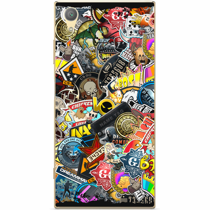 Чехол Uprint Sony Xperia XA1 Plus G3412 CS:Go Stickerbombing