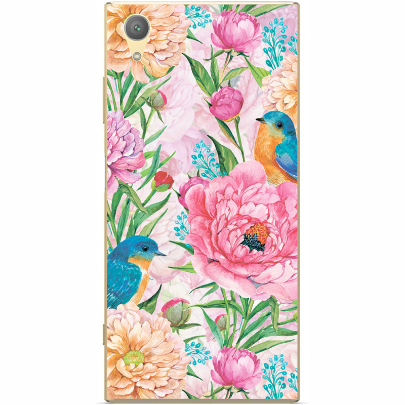 Чехол Uprint Sony Xperia XA1 Plus G3412 Birds in Flowers