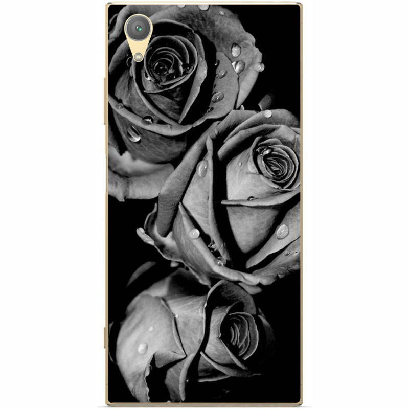 Чехол Uprint Sony Xperia XA1 Plus G3412 Black and White Roses