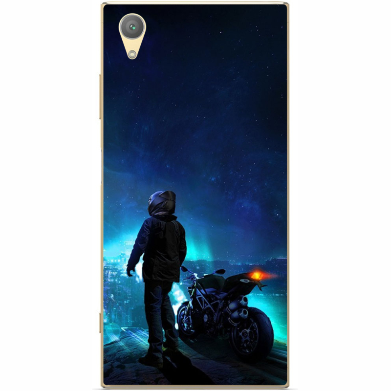 Чехол Uprint Sony Xperia XA1 Plus G3412 Motorcyclist