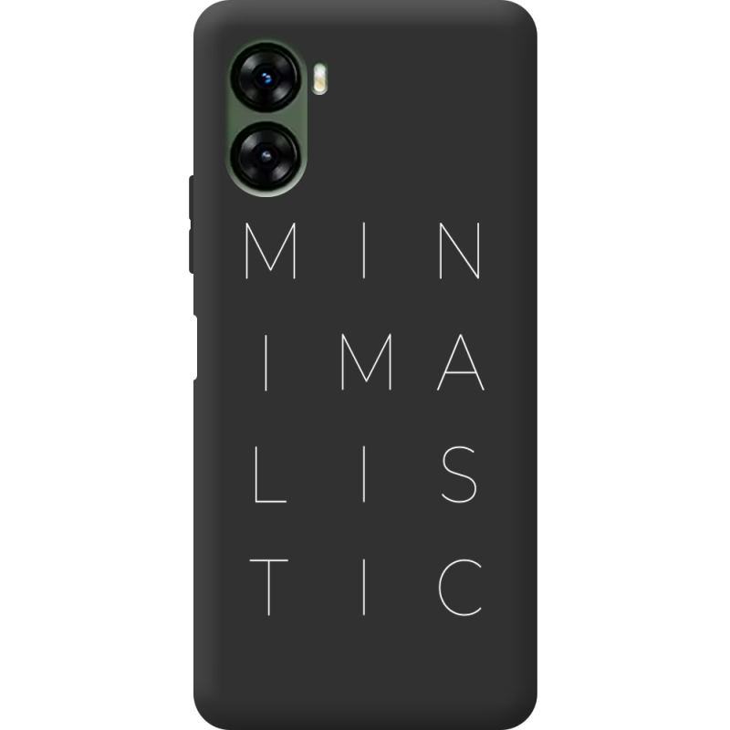 Черный чехол BoxFace Umidigi G3 Minimalistic