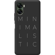 Черный чехол BoxFace Umidigi G3 Minimalistic