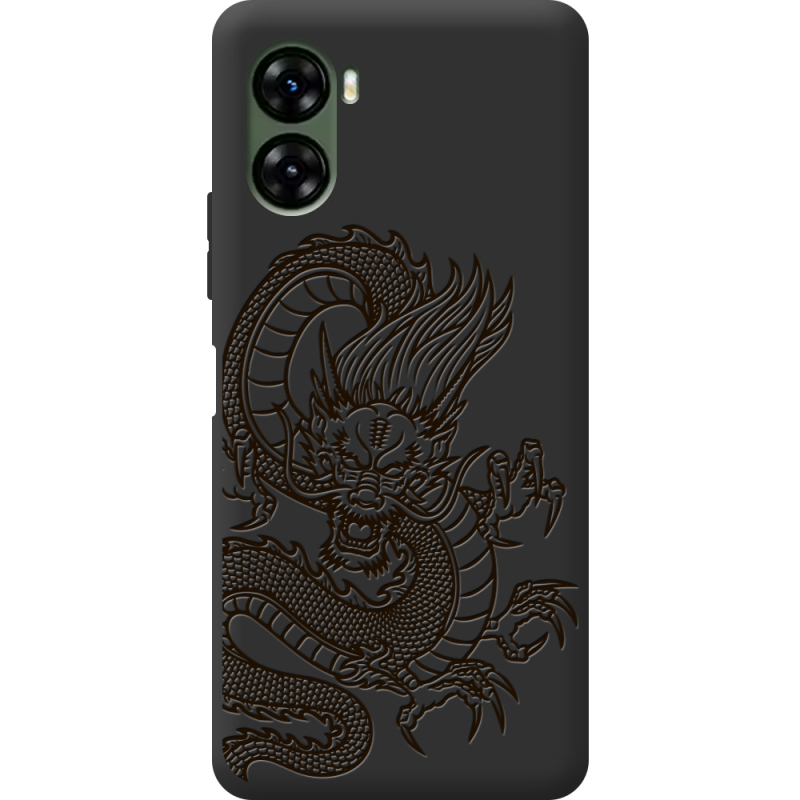 Черный чехол BoxFace Umidigi G3 Chinese Dragon