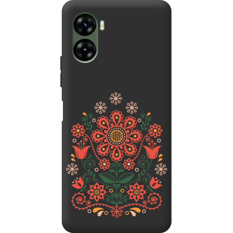 Черный чехол BoxFace Umidigi G3 Ukrainian Ornament