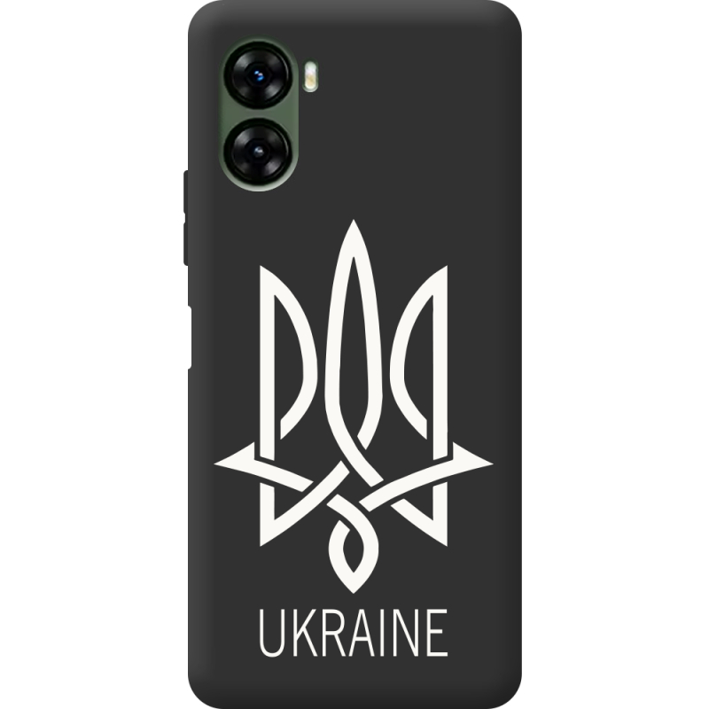 Черный чехол BoxFace Umidigi G3 Тризуб монограмма ukraine