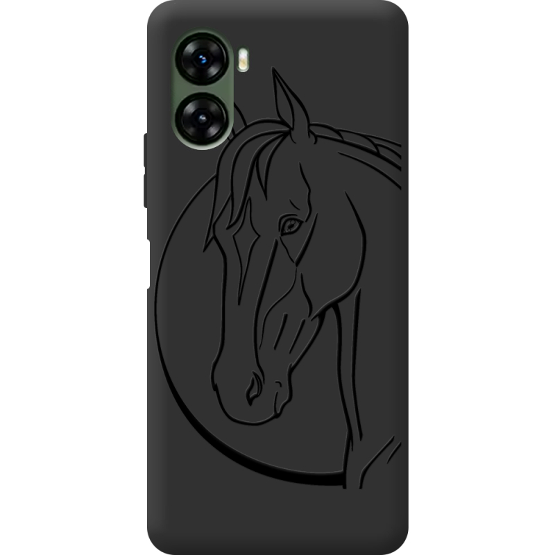 Черный чехол BoxFace Umidigi G3 Horse