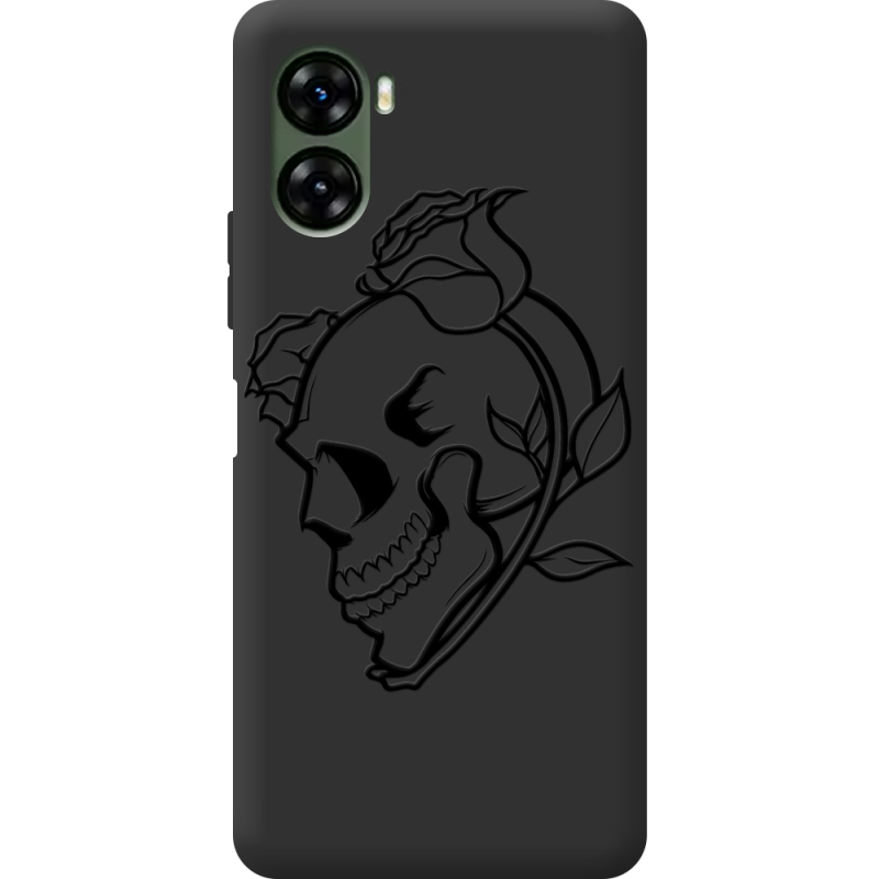 Черный чехол BoxFace Umidigi G3 Skull and Roses