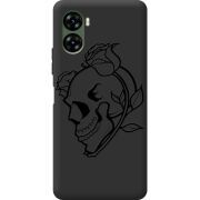 Черный чехол BoxFace Umidigi G3 Skull and Roses