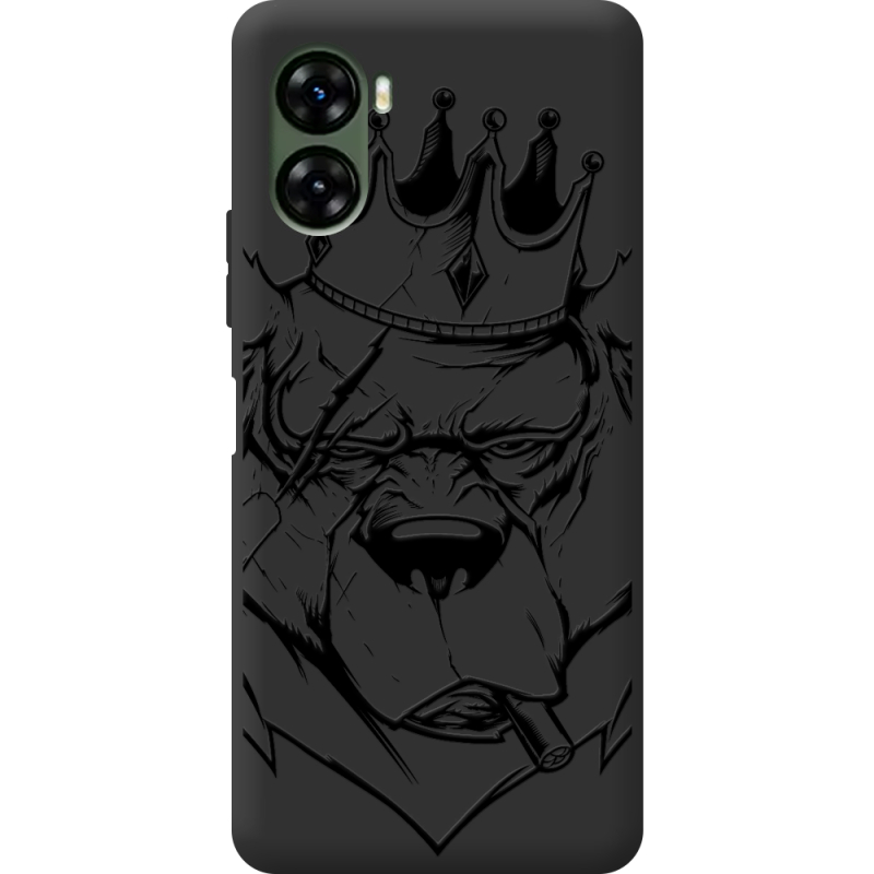 Черный чехол BoxFace Umidigi G3 Bear King