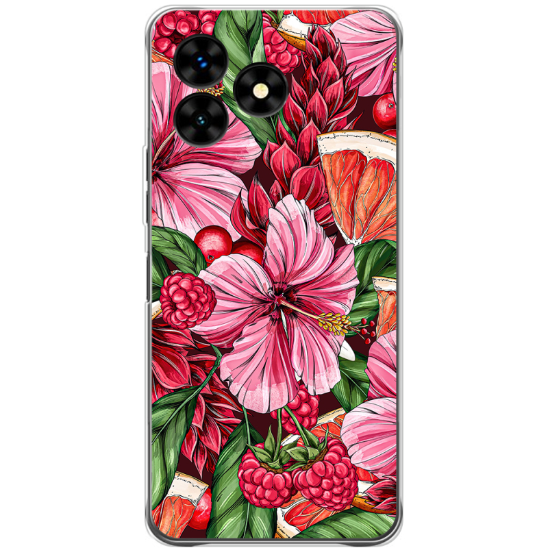 Чехол BoxFace Umidigi G5 Mecha Tropical Flowers