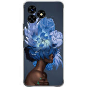 Чехол BoxFace Umidigi G5 Mecha Exquisite Blue Flowers