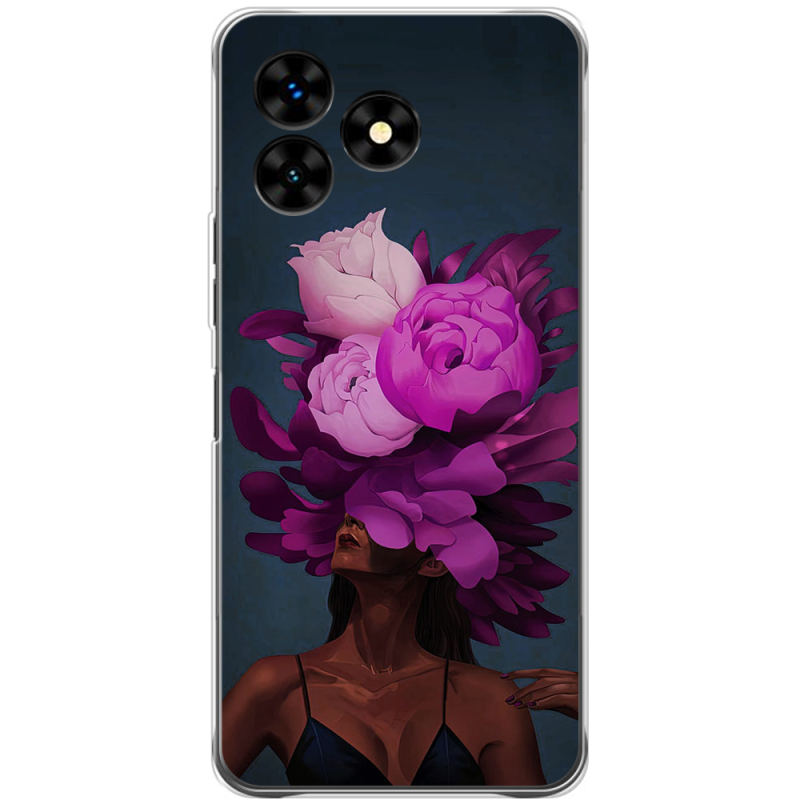 Чехол BoxFace Umidigi G5 Mecha Exquisite Purple Flowers