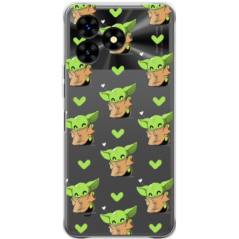 Прозрачный чехол BoxFace Umidigi G5 Mecha Pattern Baby Yoda