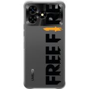 Прозрачный чехол BoxFace Umidigi G5 Mecha Free Fire Black Logo
