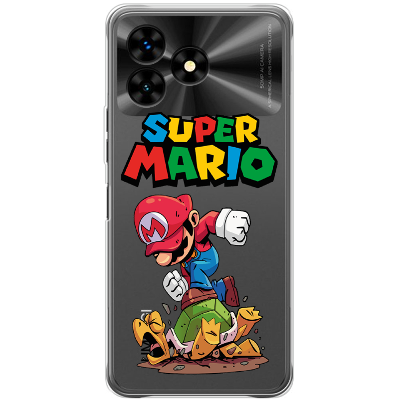 Прозрачный чехол BoxFace Umidigi G5 Mecha Super Mario