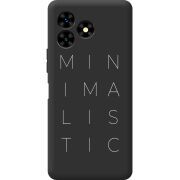 Черный чехол BoxFace Umidigi G5 Mecha Minimalistic