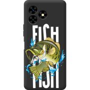 Черный чехол BoxFace Umidigi G5 Mecha Fish