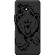 Черный чехол BoxFace Umidigi G5 Mecha Grizzly Bear