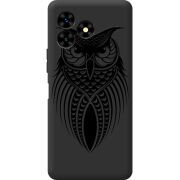 Черный чехол BoxFace Umidigi G5 Mecha Owl