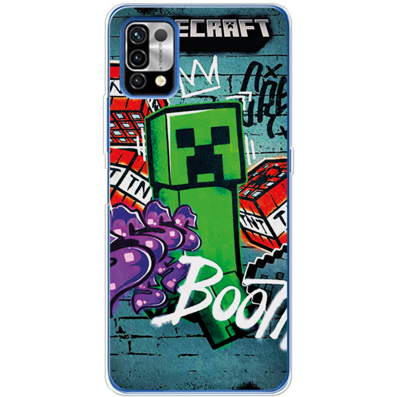 Чехол BoxFace Umidigi Power 5 Minecraft Graffiti