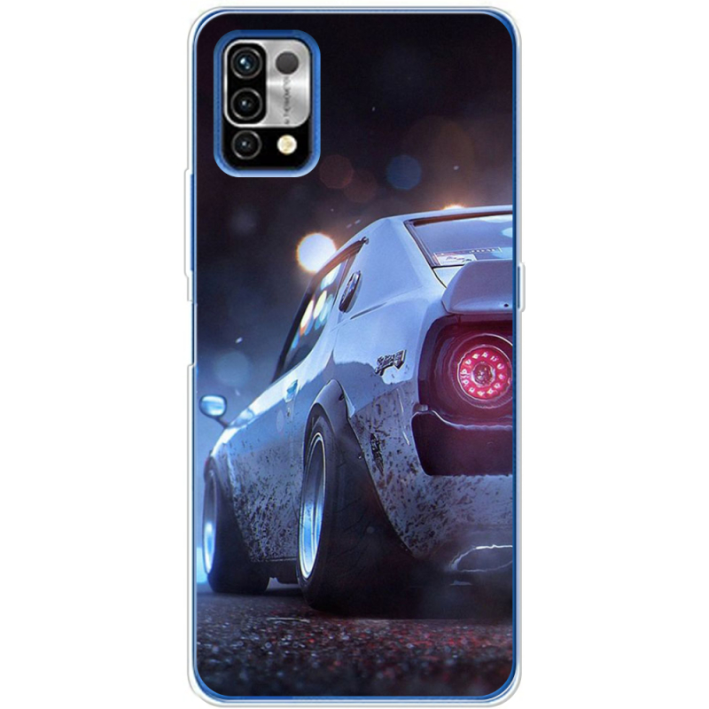 Чехол BoxFace Umidigi Power 5 Silver Car