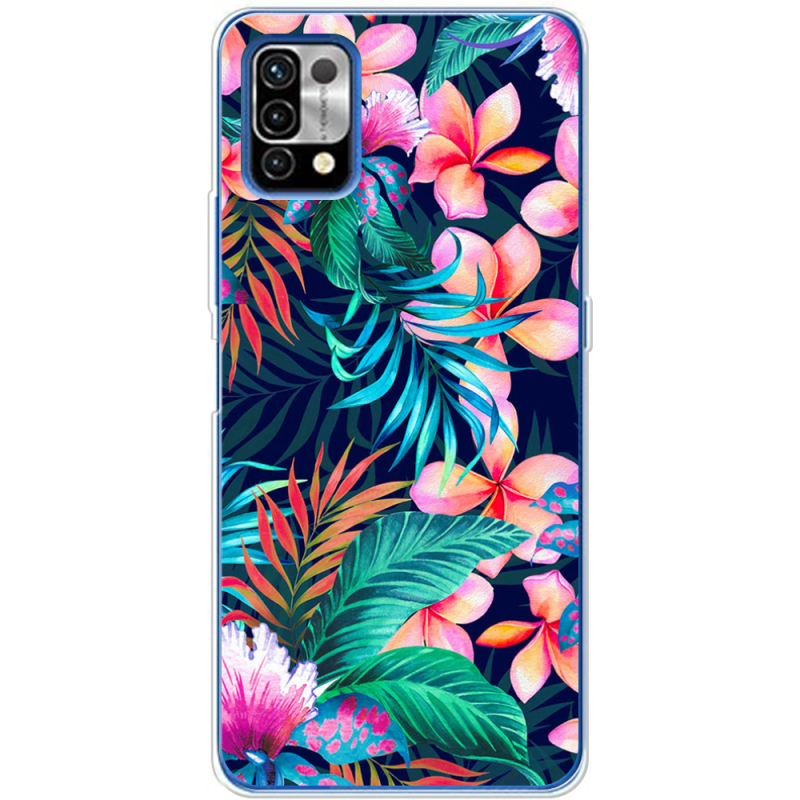 Чехол BoxFace Umidigi Power 5 flowers in the tropics