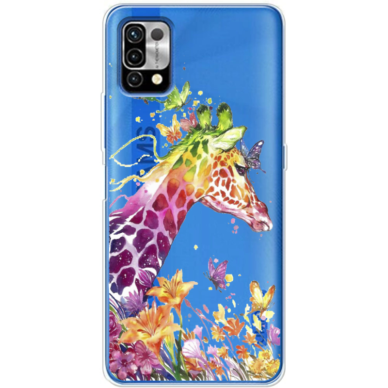 Прозрачный чехол BoxFace Umidigi Power 5 Colorful Giraffe