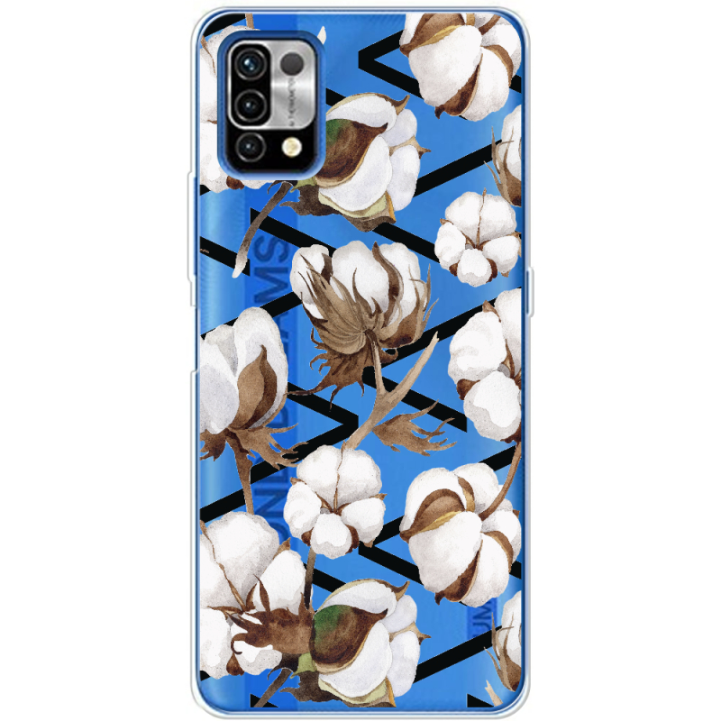 Прозрачный чехол BoxFace Umidigi Power 5 Cotton flowers