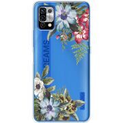 Прозрачный чехол BoxFace Umidigi Power 5 Floral