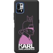 Черный чехол BoxFace Umidigi Power 5 Pink Karl